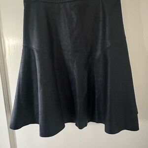 Rebecca taylor faux leather skirt